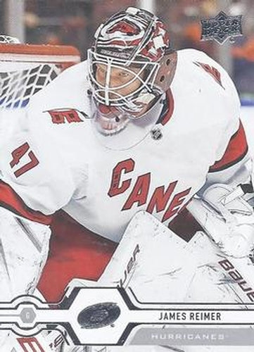 #306 James Reimer - Carolina Hurricanes - 2019-20 Upper Deck Hockey