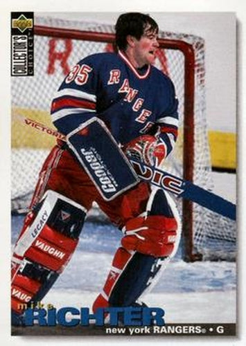 #306 Mike Richter - New York Rangers - 1995-96 Collector's Choice Hockey