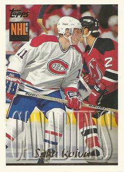 #306 Saku Koivu - Montreal Canadiens - 1995-96 Topps Hockey