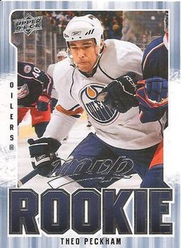 #306 Theo Peckham - Edmonton Oilers - 2008-09 Upper Deck MVP Hockey