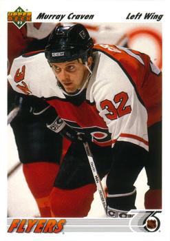 #306 Murray Craven - Philadelphia Flyers - 1991-92 Upper Deck Hockey