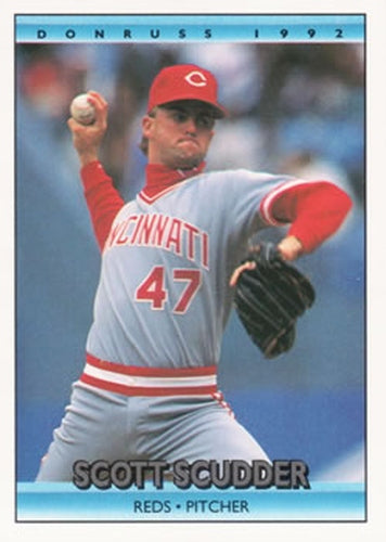 #306 Scott Scudder - Cincinnati Reds - 1992 Donruss Baseball