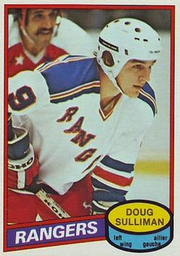 #306 Doug Sulliman - New York Rangers - 1980-81 O-Pee-Chee Hockey