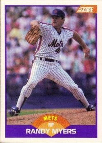 #306 Randy Myers - New York Mets - 1989 Score Baseball