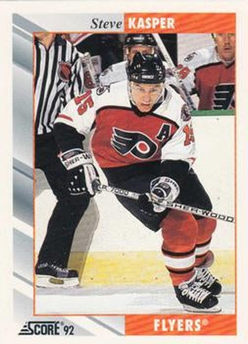 #306 Steve Kasper - Philadelphia Flyers - 1992-93 Score USA Hockey