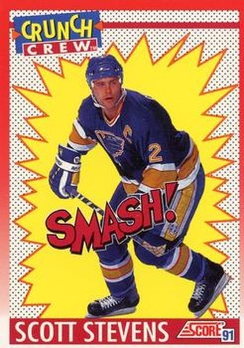 #307 Scott Stevens - 1991-92 Score Canadian Hockey