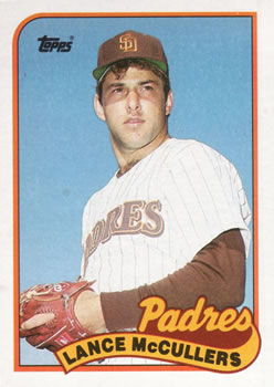 #307 Lance McCullers - San Diego Padres - 1989 Topps Baseball