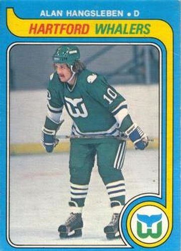 #307 Alan Hangsleben - Hartford Whalers - 1979-80 O-Pee-Chee Hockey