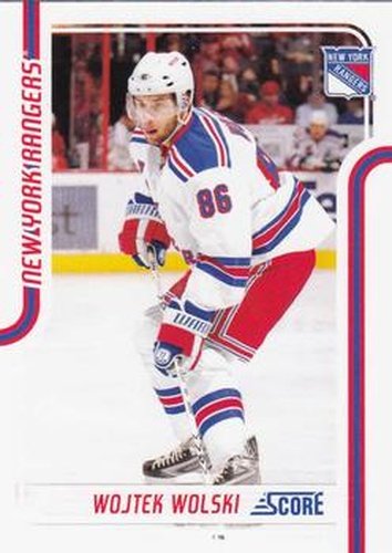 #307 Wojtek Wolski - New York Rangers - 2011-12 Score Hockey