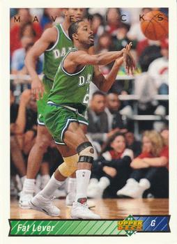 #307 Fat Lever - Dallas Mavericks - 1992-93 Upper Deck Basketball