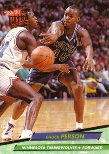 #307 Chuck Person - Minnesota Timberwolves - 1992-93 Ultra Basketball