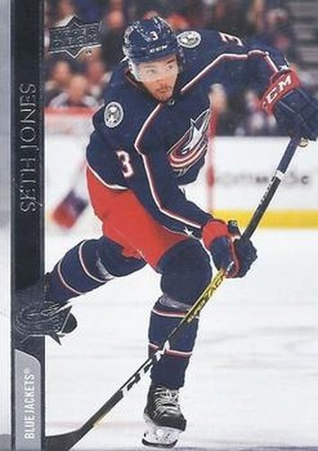 #307 Seth Jones - Columbus Blue Jackets - 2020-21 Upper Deck Hockey