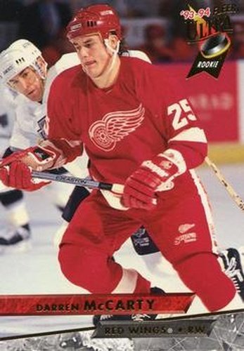 #307 Darren McCarty - Detroit Red Wings - 1993-94 Ultra Hockey