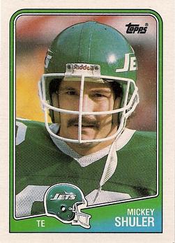 #307 Mickey Shuler - New York Jets - 1988 Topps Football