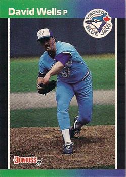 #307 David Wells - Toronto Blue Jays - 1989 Donruss Baseball