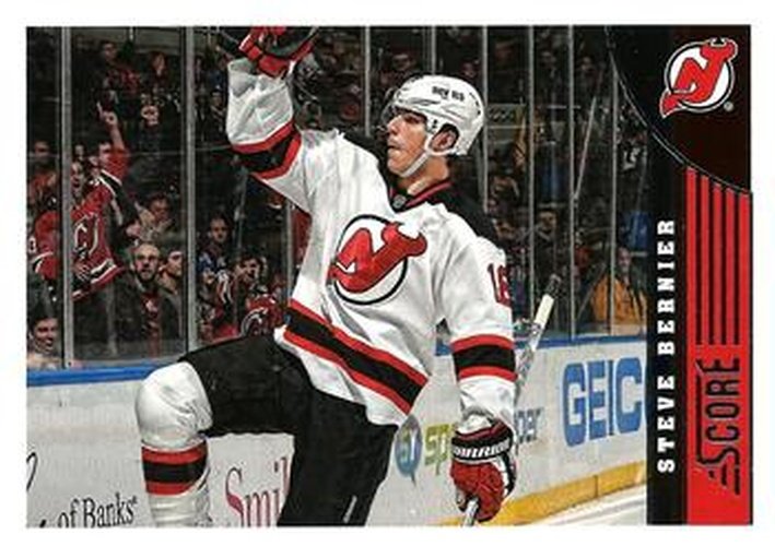 #307 Steve Bernier - New Jersey Devils - 2013-14 Score Hockey