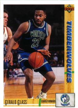 #307 Gerald Glass - Minnesota Timberwolves - 1991-92 Upper Deck Basketball