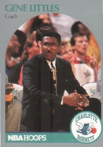 #307 Gene Littles - Charlotte Hornets - 1990-91 Hoops Basketball