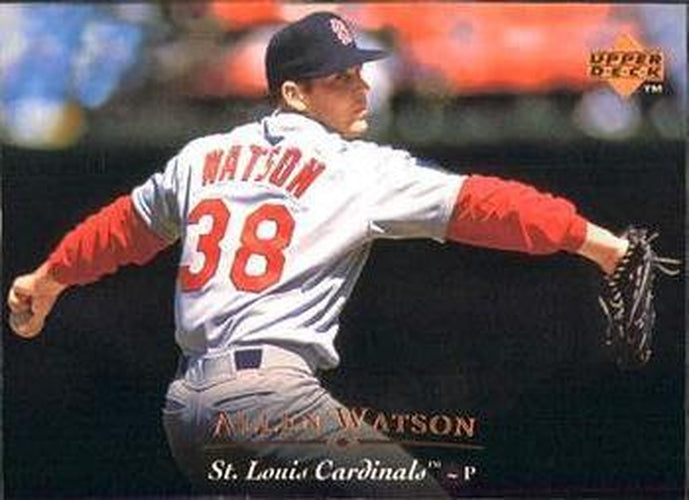 #307 Allen Watson - St. Louis Cardinals - 1995 Upper Deck Baseball