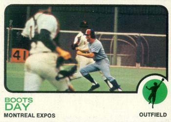 #307 Boots Day - Montreal Expos - 1973 Topps Baseball
