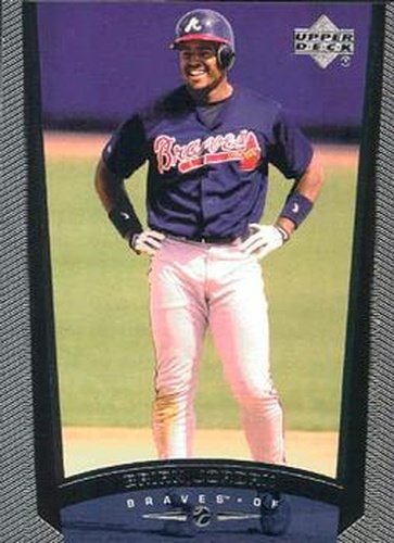 #307 Brian Jordan - Atlanta Braves - 1999 Upper Deck Baseball