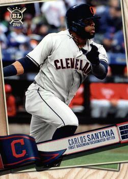 #307 Carlos Santana - Cleveland Indians - 2019 Topps Big League Baseball