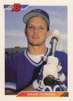 #307 David Howard - Kansas City Royals - 1992 Bowman Baseball