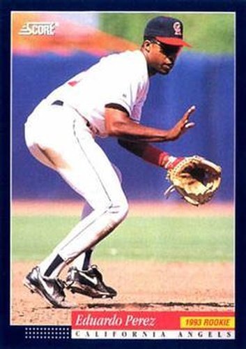 #307 Eduardo Perez - California Angels -1994 Score Baseball