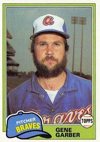 #307 Gene Garber - Atlanta Braves - 1981 Topps Baseball