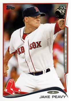 #307 Jake Peavy - Boston Red Sox - 2014 Topps Baseball