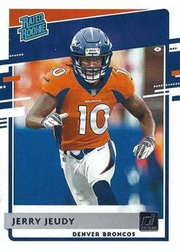 #307 Jerry Jeudy - Denver Broncos - 2020 Donruss Football