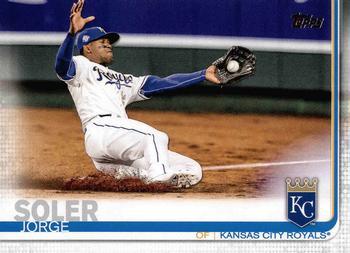 #307 Jorge Soler - Kansas City Royals - 2019 Topps Baseball