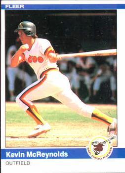 #307 Kevin McReynolds - San Diego Padres - 1984 Fleer Baseball