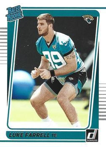 #307 Luke Farrell - Jacksonville Jaguars - 2021 Donruss Football