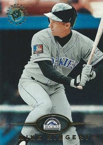 #307 Mike Kingery - Colorado Rockies - 1995 Stadium Club Baseball