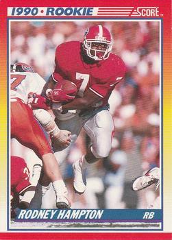 #307 Rodney Hampton - Georgia Bulldogs - 1990 Score Football