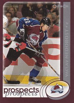 #307 Vaclav Nedorost - Colorado Avalanche - 2002-03 O-Pee-Chee Hockey