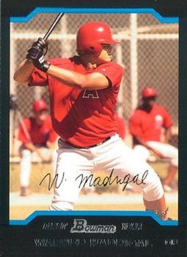 #307 Warner Madrigal - Anaheim Angels - 2004 Bowman Baseball