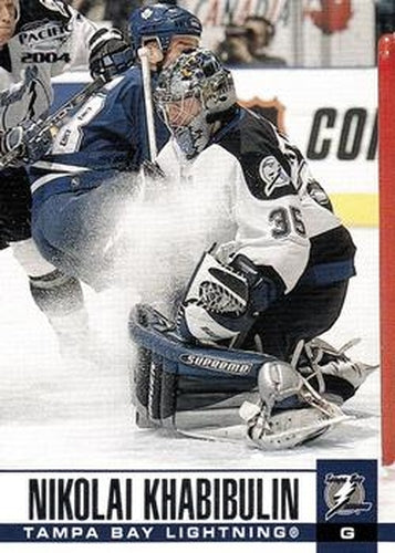 #307 Nikolai Khabibulin - Tampa Bay Lightning - 2003-04 Pacific Hockey