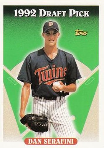 #307 Dan Serafini - Minnesota Twins - 1993 Topps Baseball