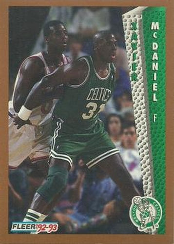 #307 Xavier McDaniel - Boston Celtics - 1992-93 Fleer Basketball