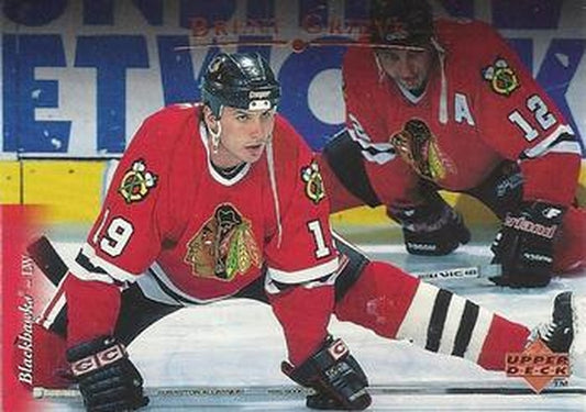 #307 Brent Grieve - Chicago Blackhawks - 1995-96 Upper Deck Hockey