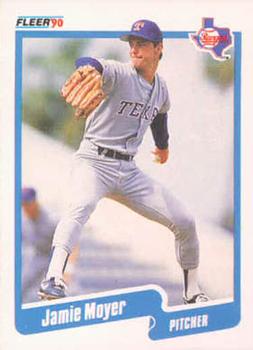 #307 Jamie Moyer - Texas Rangers - 1990 Fleer USA Baseball