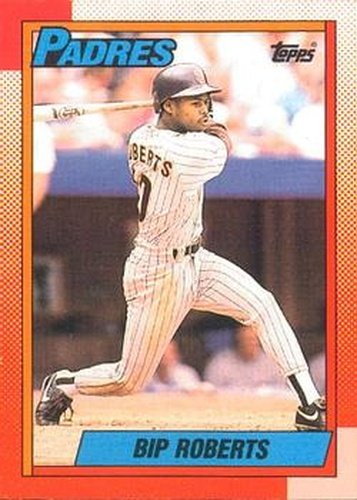 #307 Bip Roberts - San Diego Padres - 1990 O-Pee-Chee Baseball
