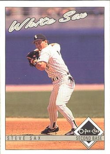 #307 Steve Sax - Chicago White Sox - 1993 O-Pee-Chee Baseball