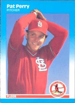 #307 Pat Perry - St. Louis Cardinals - 1987 Fleer Baseball