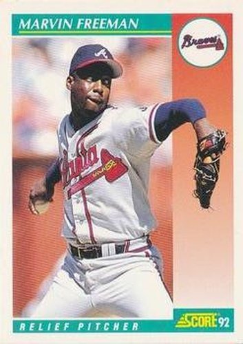 #307 Marvin Freeman - Atlanta Braves - 1992 Score Baseball