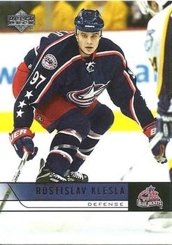 #307 Rostislav Klesla - Columbus Blue Jackets - 2006-07 Upper Deck Hockey