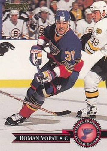 #307 Roman Vopat - St. Louis Blues - 1995-96 Donruss Hockey