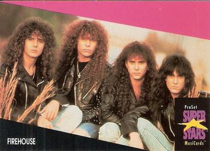 #307 Firehouse - 1991 Pro Set SuperStars MusiCards